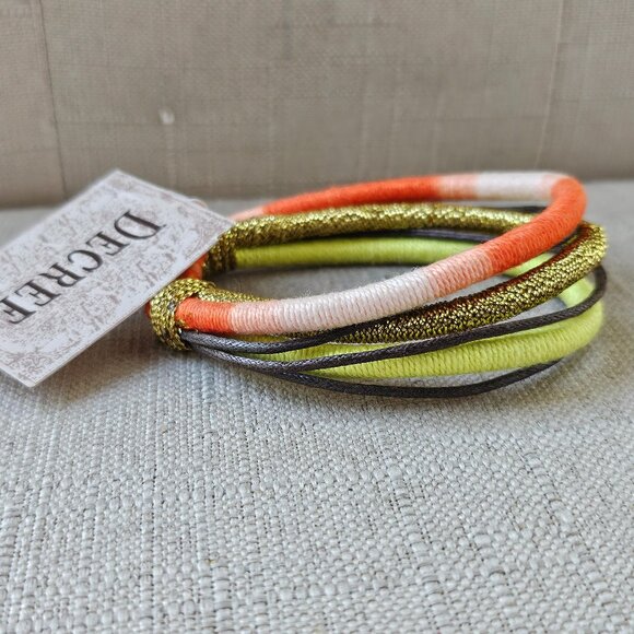 Decree Girls Bracelet Multi Color Fashion Wrist Band Jewelry New - Picture 1 of 12